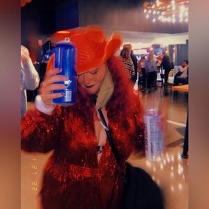 Red Sequin Jumpsuit form Eloquii